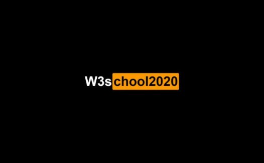 《W3school2020-04-19离线手册》最新中文chm格式
